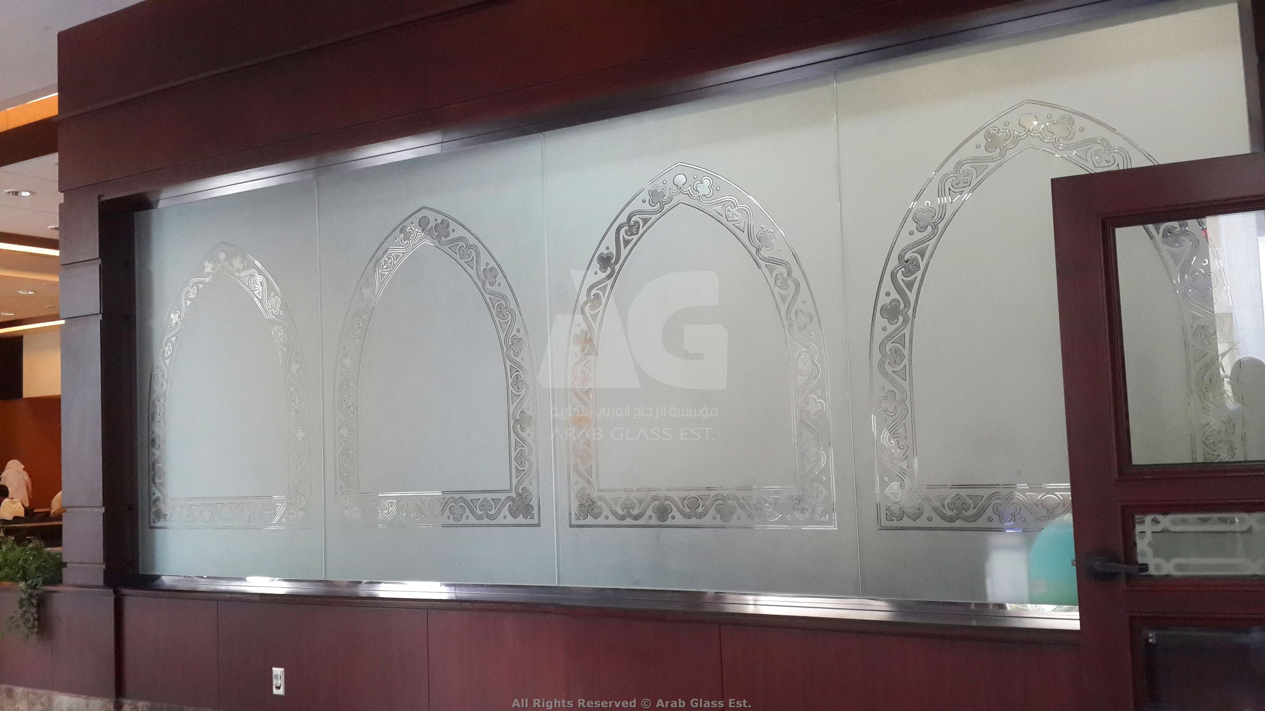 Projects – Arab Glass Establishment || Acid Etching,Sand Carving ...